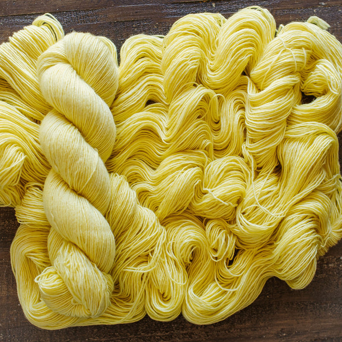 "Lemon Tonic" Hand-dyed Yarn