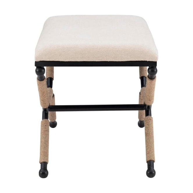 Linon Ashburn Campaign Bench Linen