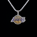 Los Angeles Lakers Official NBA Large Logo Pendant
