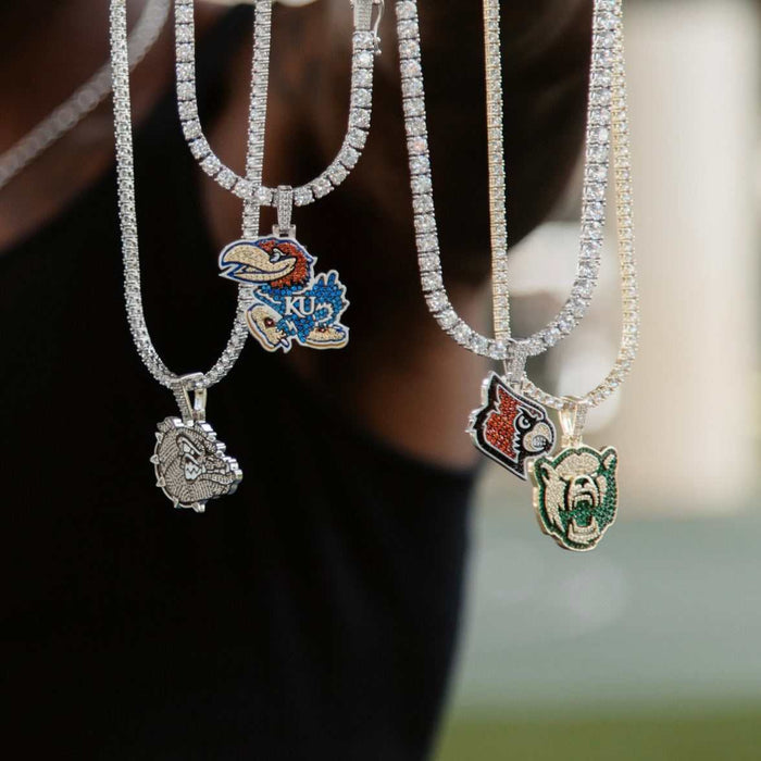 Louisville Cardinals Pendant - White Gold - The GLD Shop