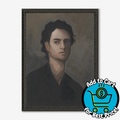 Lulu and Georgia Portrait of A Man Wall Art by Ryan Brown Small
