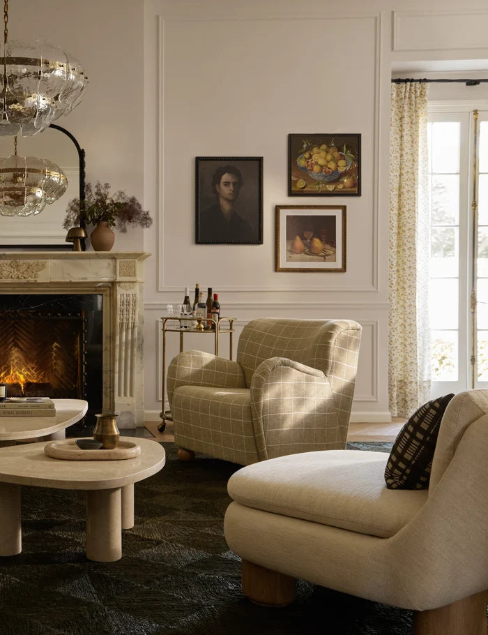 Lulu and Georgia Portrait of A Man Wall Art by Ryan Brown Small