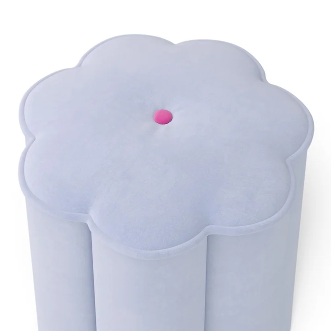 Mainstays Kids Flower Petal Ottoman - Blue