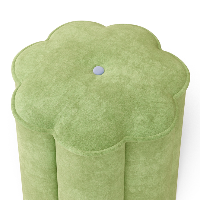 Mainstays Kids Flower Petal Ottoman - Green