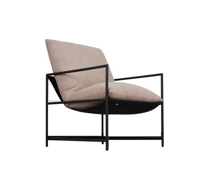 Mainstays Metal Framed Sling Accent Chair, Oatmeal *Deal Of The Day*