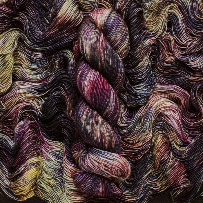 "Maleficent" Hand-Dyed Yarn – Dragon Collection