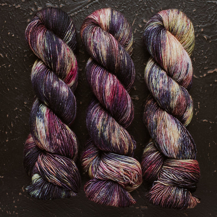 "Maleficent" Hand-Dyed Yarn – Dragon Collection