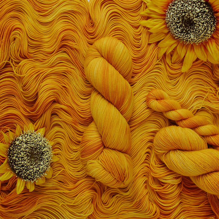 "Marigold" Hand-dyed Yarn