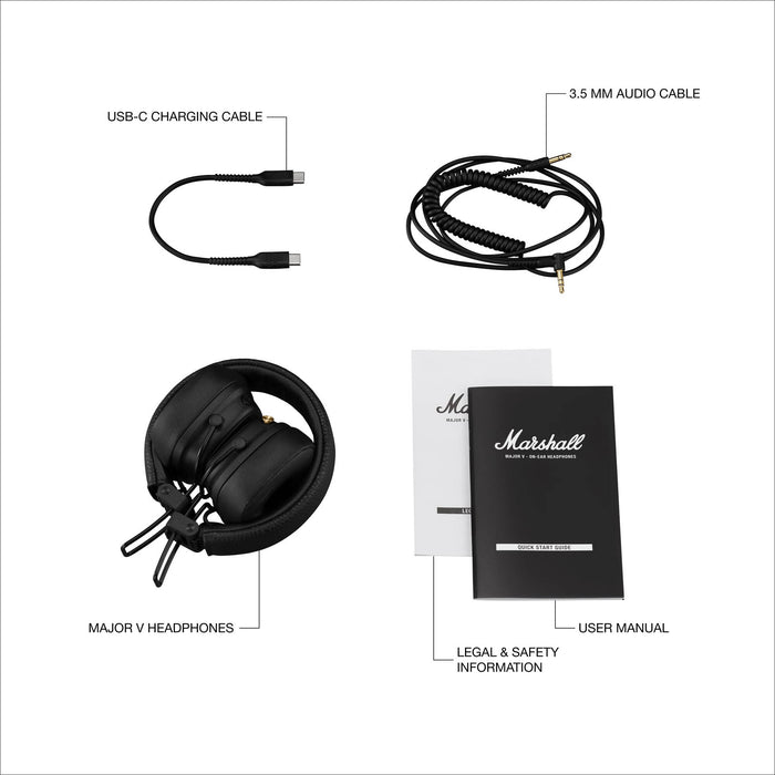 Marshall MAJOR V On-Ear Wireless Headphone