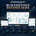 MetricForgeHQ RCM Executive Revenue Suite digital bundle product mockup