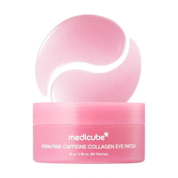 Medicube. PDRN Pink Caffeine Collagen Eye Patch (60 Patches) | Lady Bonita | Korean beauty NZ