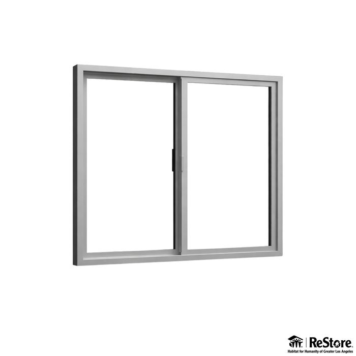 Milgard V300 54"x45" Trinsic Series Left-Handed Vinyl Sliding Window w/ Screen