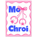 13x18 cm / 5x7″ / Blue and Pink