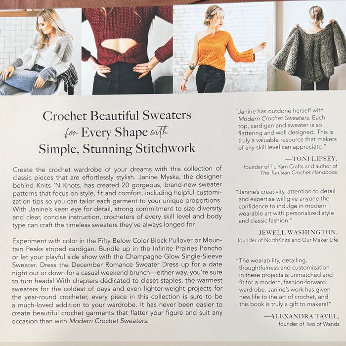 Modern Crochet Sweaters