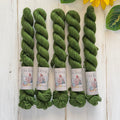 "Moss" - Singles Fingering Mini Hand-Dyed Yarn