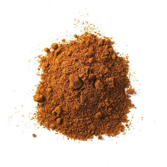 Closeup of red-brown powder