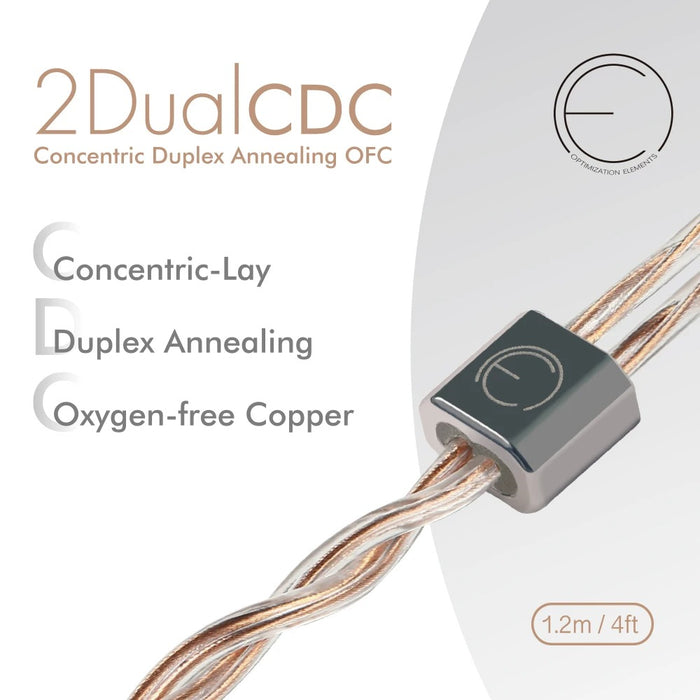 OE Audio 2DualCDC Oxygen-Free-Copper IEM Upgrade Cable - The Audio Store