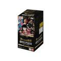 Bandai One Piece Emperors in the New World Booster-Box für Trading Card Game, mit mehreren Karten und Verpackung.