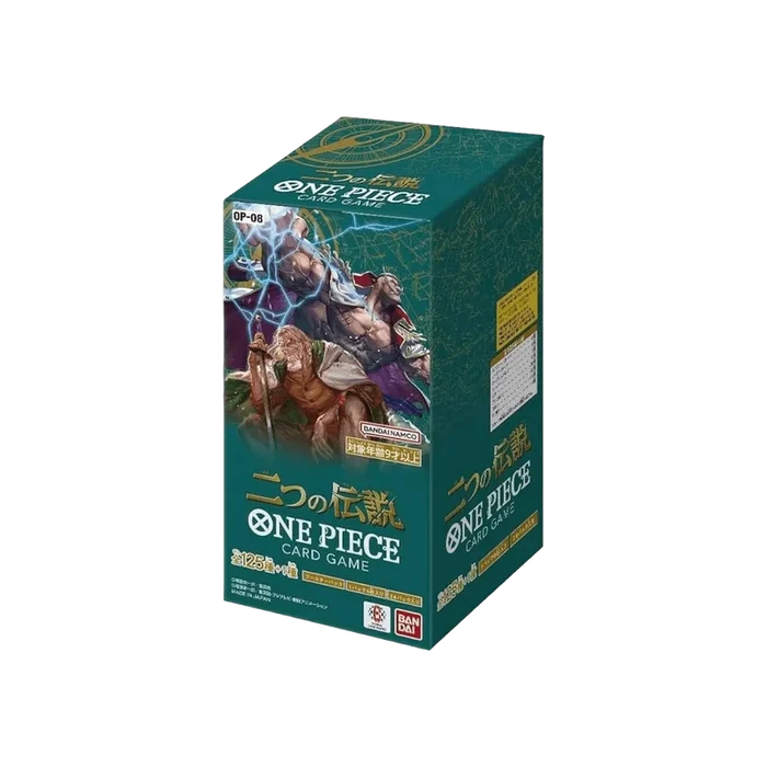 Bandai One Piece Two Legends Booster-Box OP08 für Trading Card Game mit mehreren Packungen und farbenfrohem Design