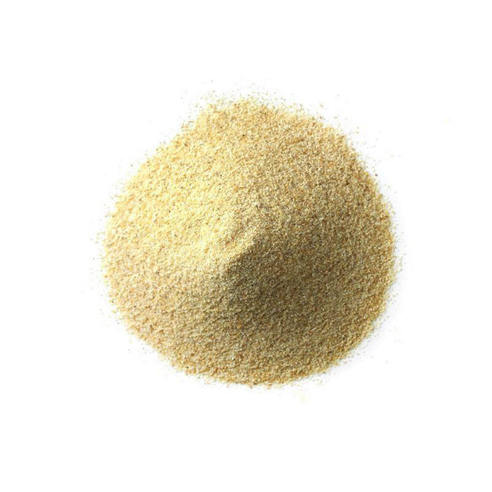 Closeup of pale yellow granules