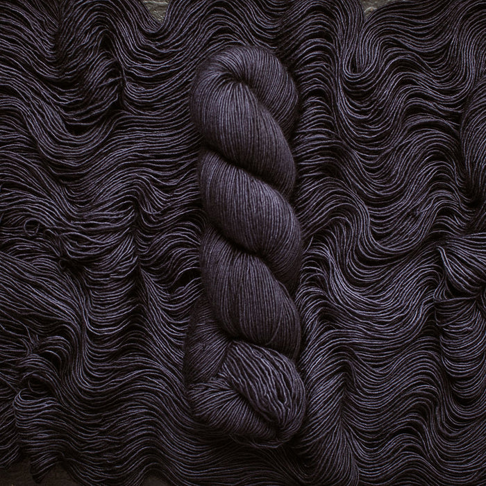 "Onyx" Hand-dyed Yarn - Dragon Collection