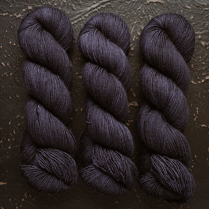 "Onyx" Hand-dyed Yarn - Dragon Collection