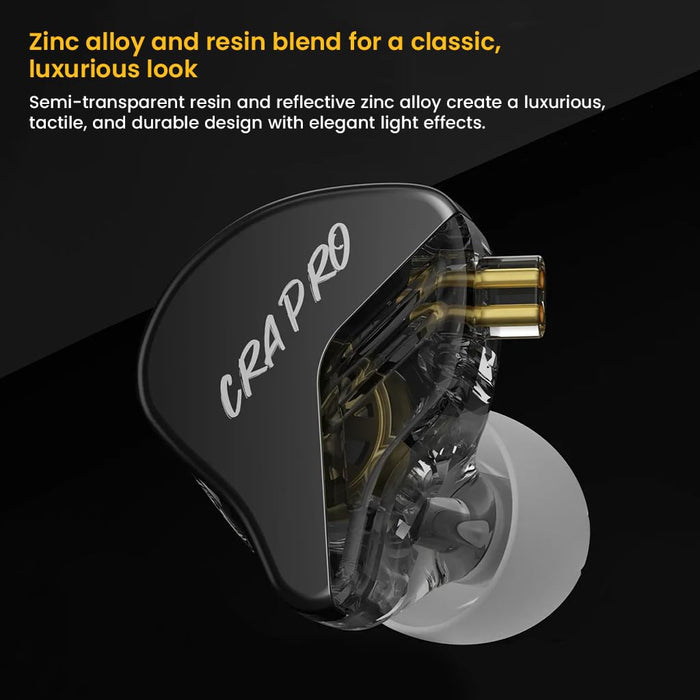 Open Box CCA CRA Pro IEM With Mic - Black