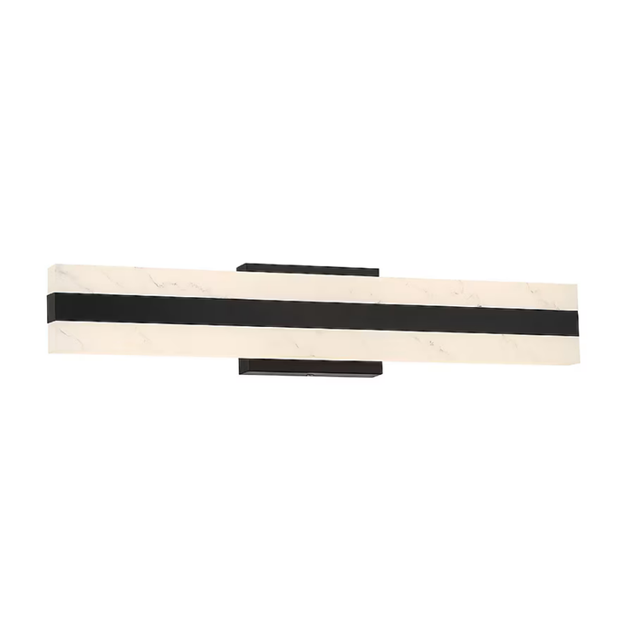 Origin 21 Emporia 24-in 1 Light Matte Black Bathroom Vanity Light Bar
