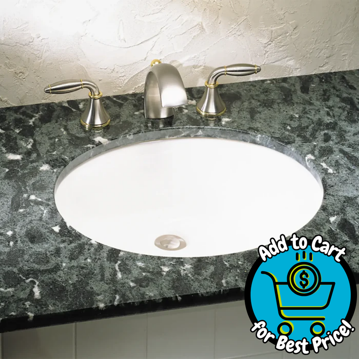 Ovalyn Small Under Counter Sink (White)