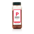 Bottle of Spiceology Smoked Paprika on a white background