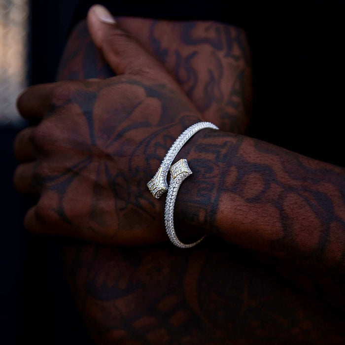 Pave Star Wrap Bracelet