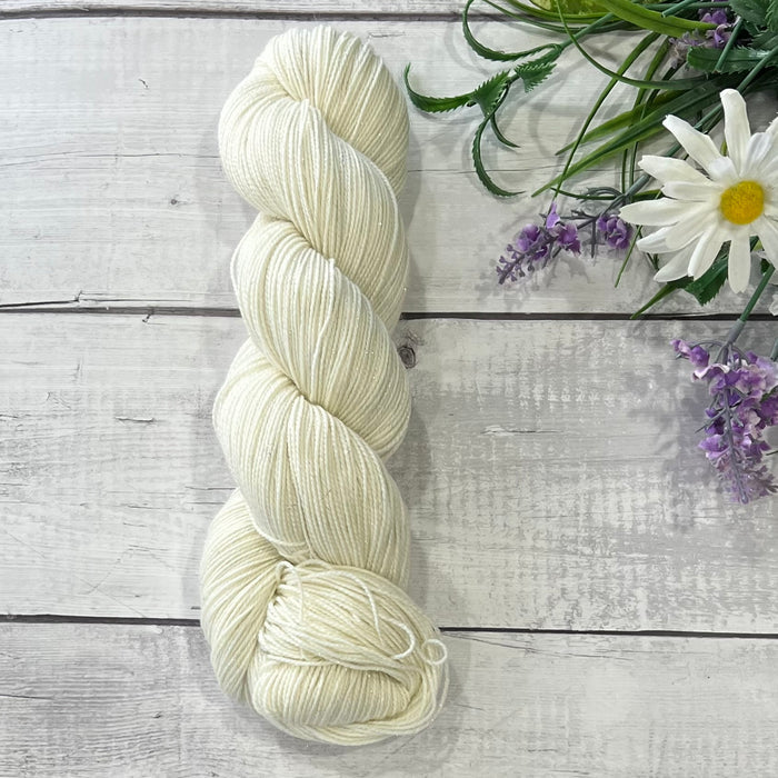 "Pearl" Deluxe Sparkle Fingering Hand-dyed Yarn