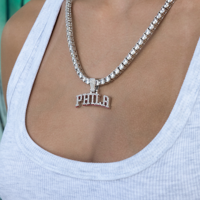 Philadelphia 76ers City Logo Pendant