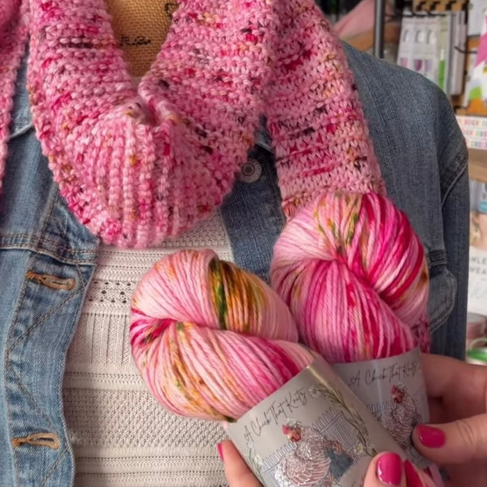 "Pink Everyday" Hand-dyed Yarn