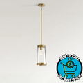 Pottery Barn Elizabeth Glass Tapered Petite Pendant