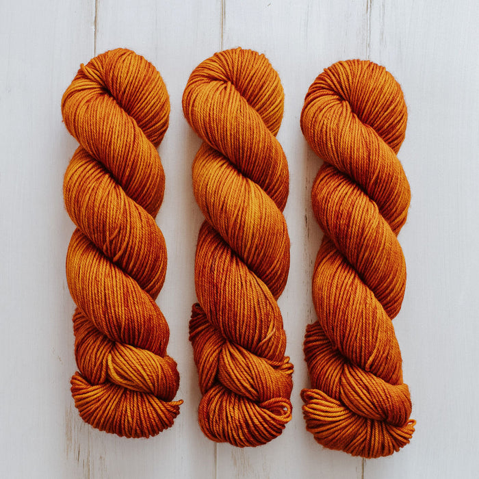 "Pumpkin Spice" Hand-dyed Yarn