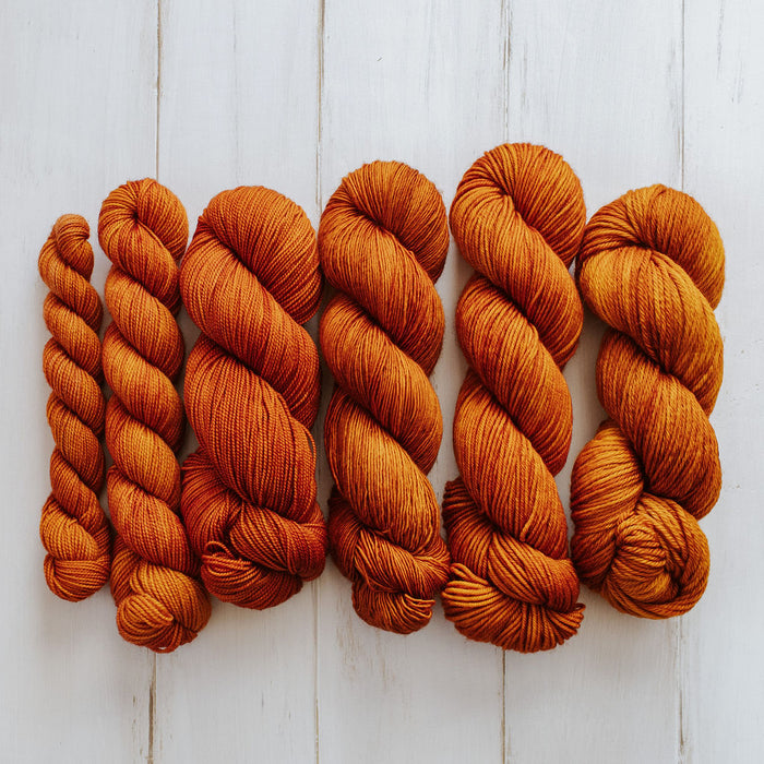 "Pumpkin Spice" Hand-dyed Yarn