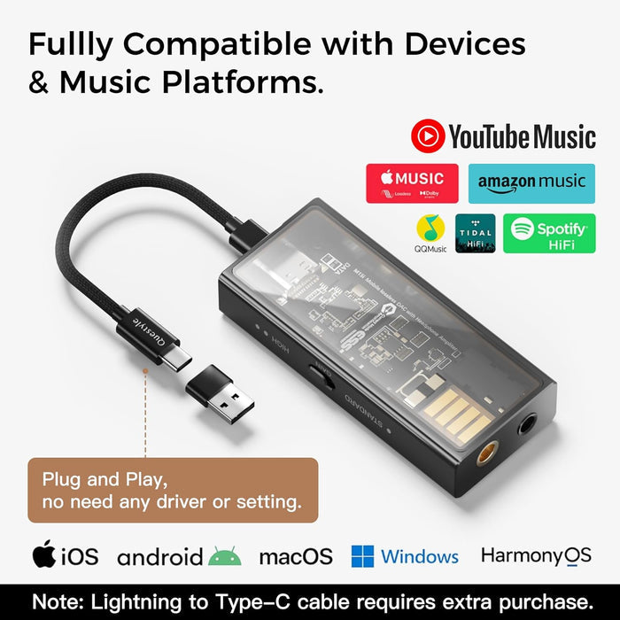 Questyle M15i Hi-Res Lossless Portable DAC & Amp - The Audio Store