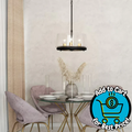 Quoizel Whitlock 3 -Light Drum Medium Hanging Pendant Light