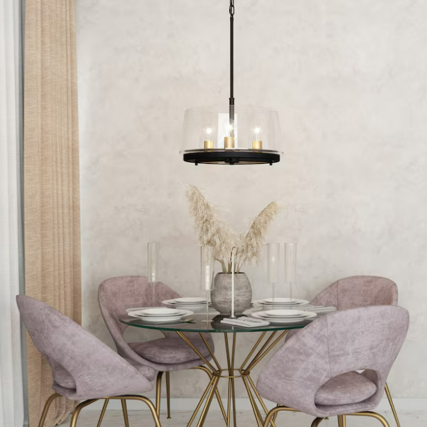 Quoizel Whitlock 3 -Light Drum Medium Hanging Pendant Light