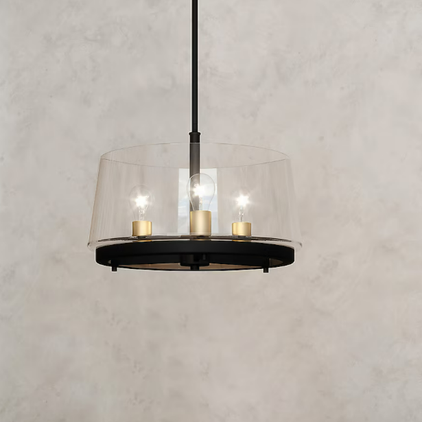 Quoizel Whitlock 3 -Light Drum Medium Hanging Pendant Light