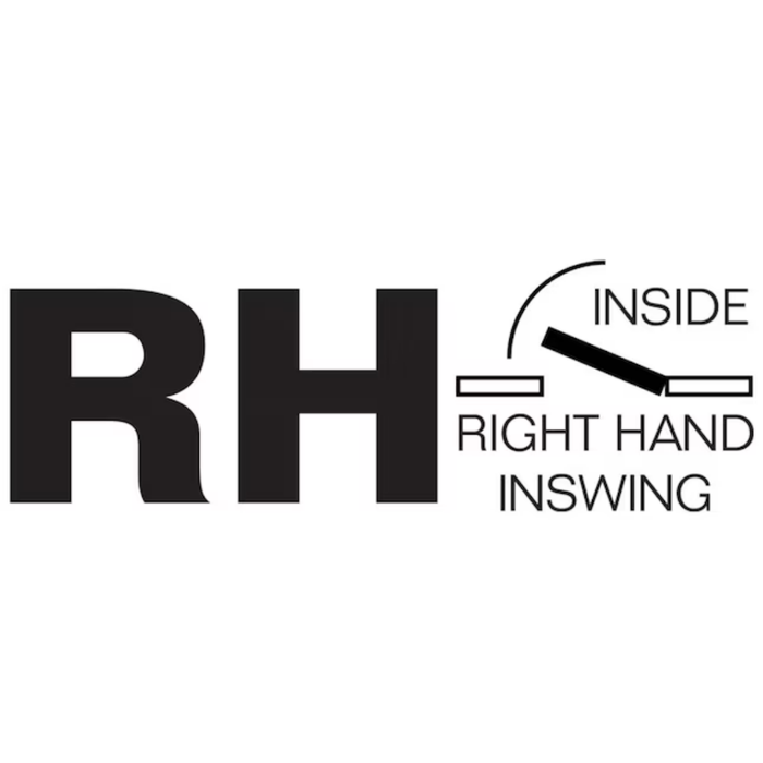 RELIABILT 32-in x 80-in x 4-9/16-in Steel Right-hand inswing Primed Front Door Blinds Included