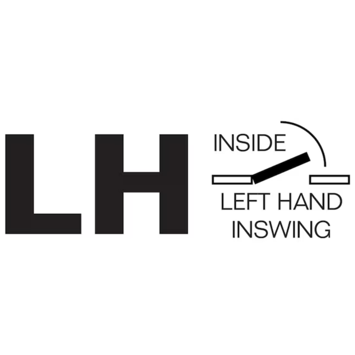 RELIABILT 36-in x 80-in Primed Hollow Core 6-panel Left Hand Molded Composite Single Prehung Interior Door