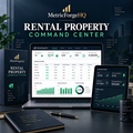MetricForgeHQ Rental Property Portfolio and Investment Command Center product mockup