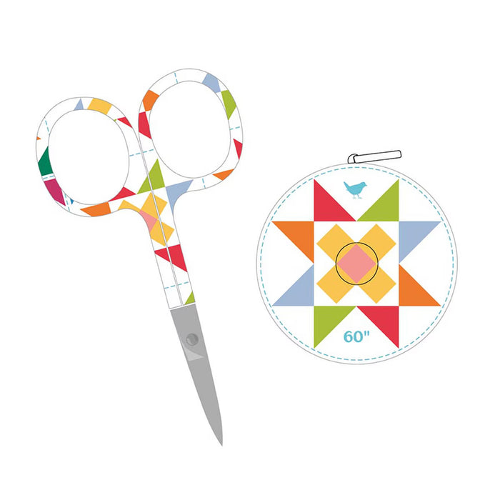 Riley Blake Designs Scissor and Tape Measure Duo