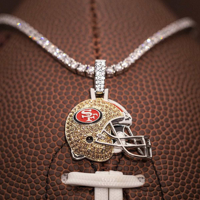 San Francisco 49ers Helmet Pendant - The GLD Shop