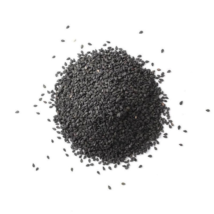 Closeup of black seeds