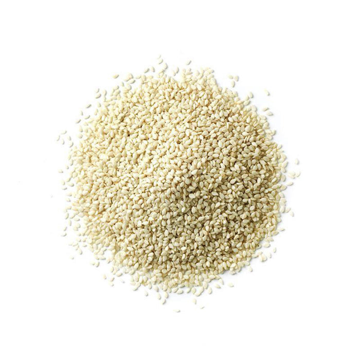 Closeup of white seeds