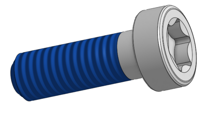 SHCS, M6-1.0x18mm, Ti