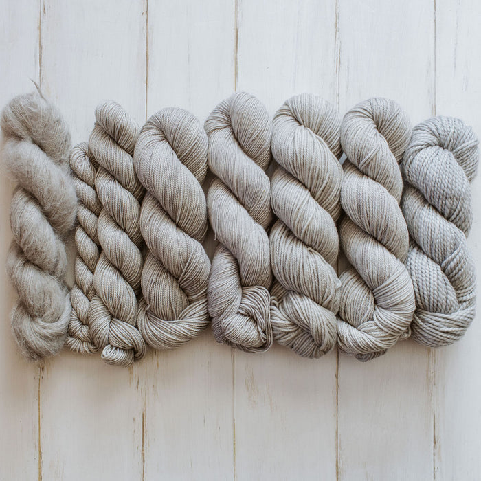 "Silver Fox" Hand-dyed Yarn